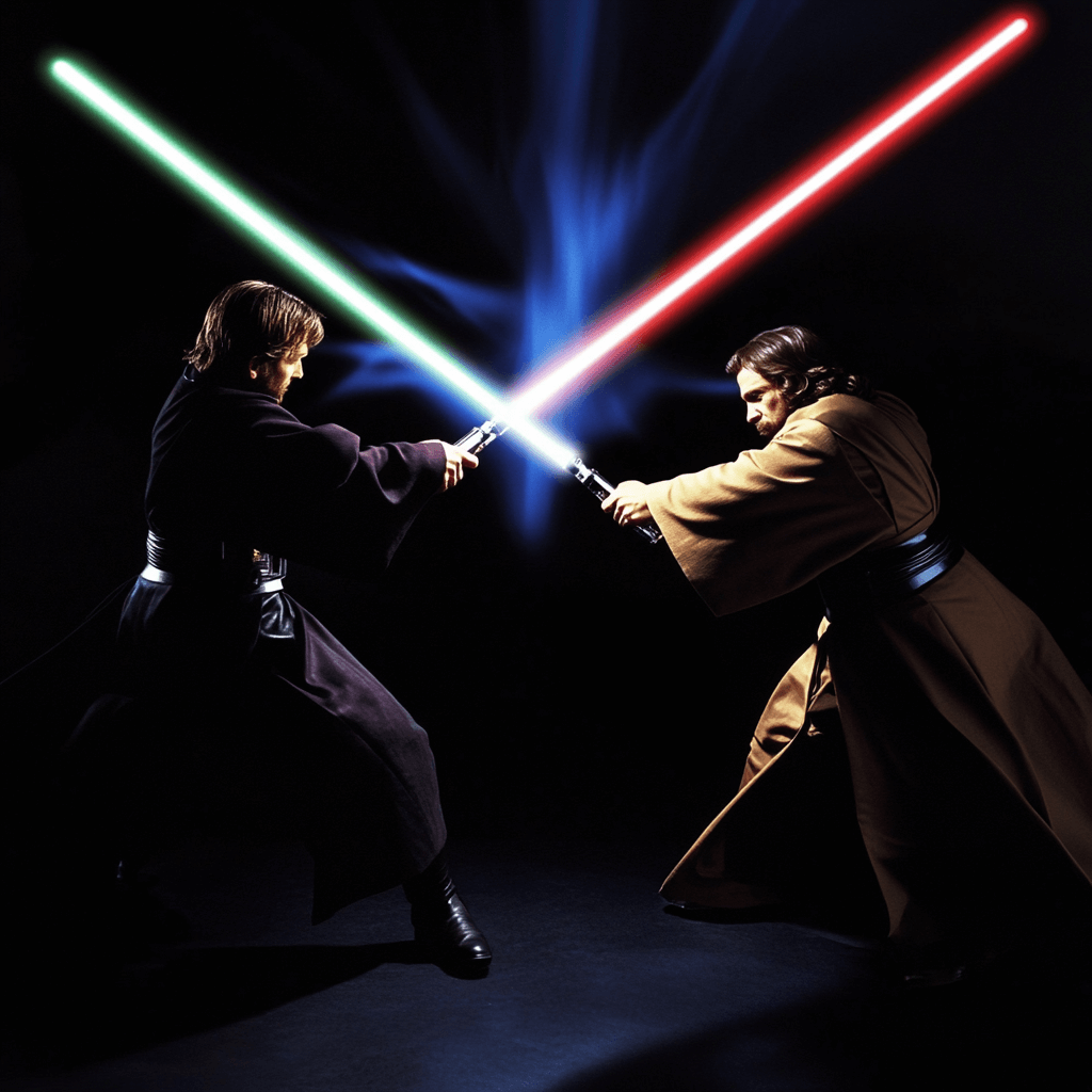 Spin lightsaber