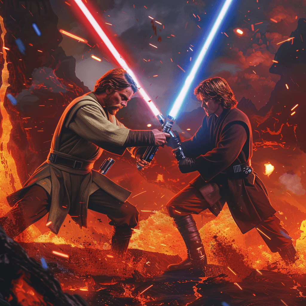 lightsaber duel
