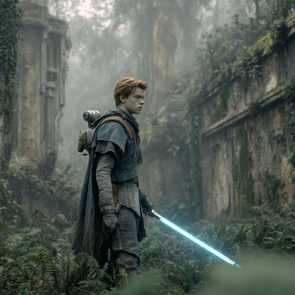 Cal Kestis' Cyan Lightsaber: Clarity, Calm Resolve, and Jedi Rebirth