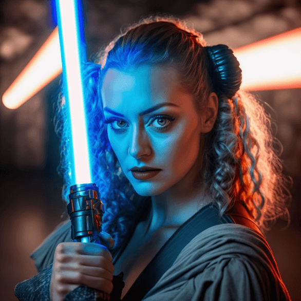 What is the use of the Neopixel lightsaber?