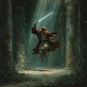 Lightsaber fighting form