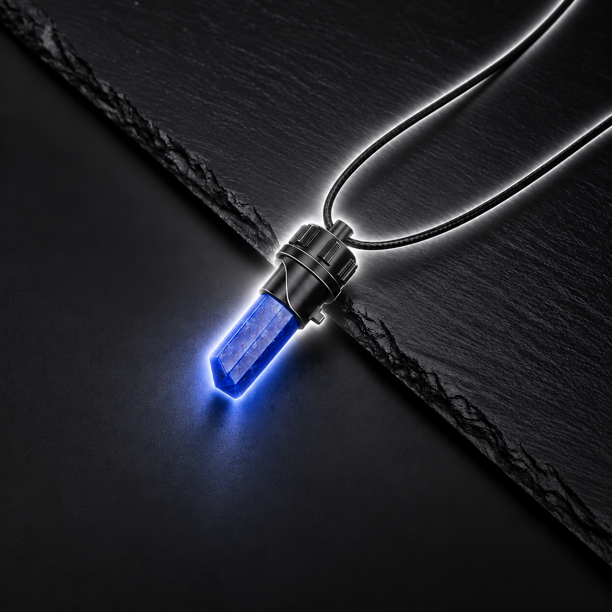 Kyber Crystal Pendant Necklace B2